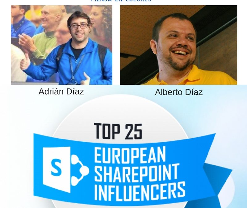 Adrián y Alberto European SharePoint Influencers 2016