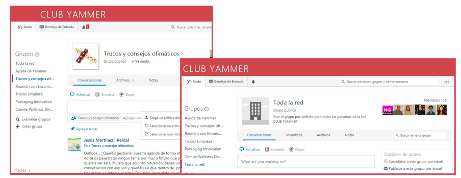 Yammer 1 Club Yammer