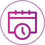 Productividad Office365 y Microsoft Teams 4 ico calendar purple