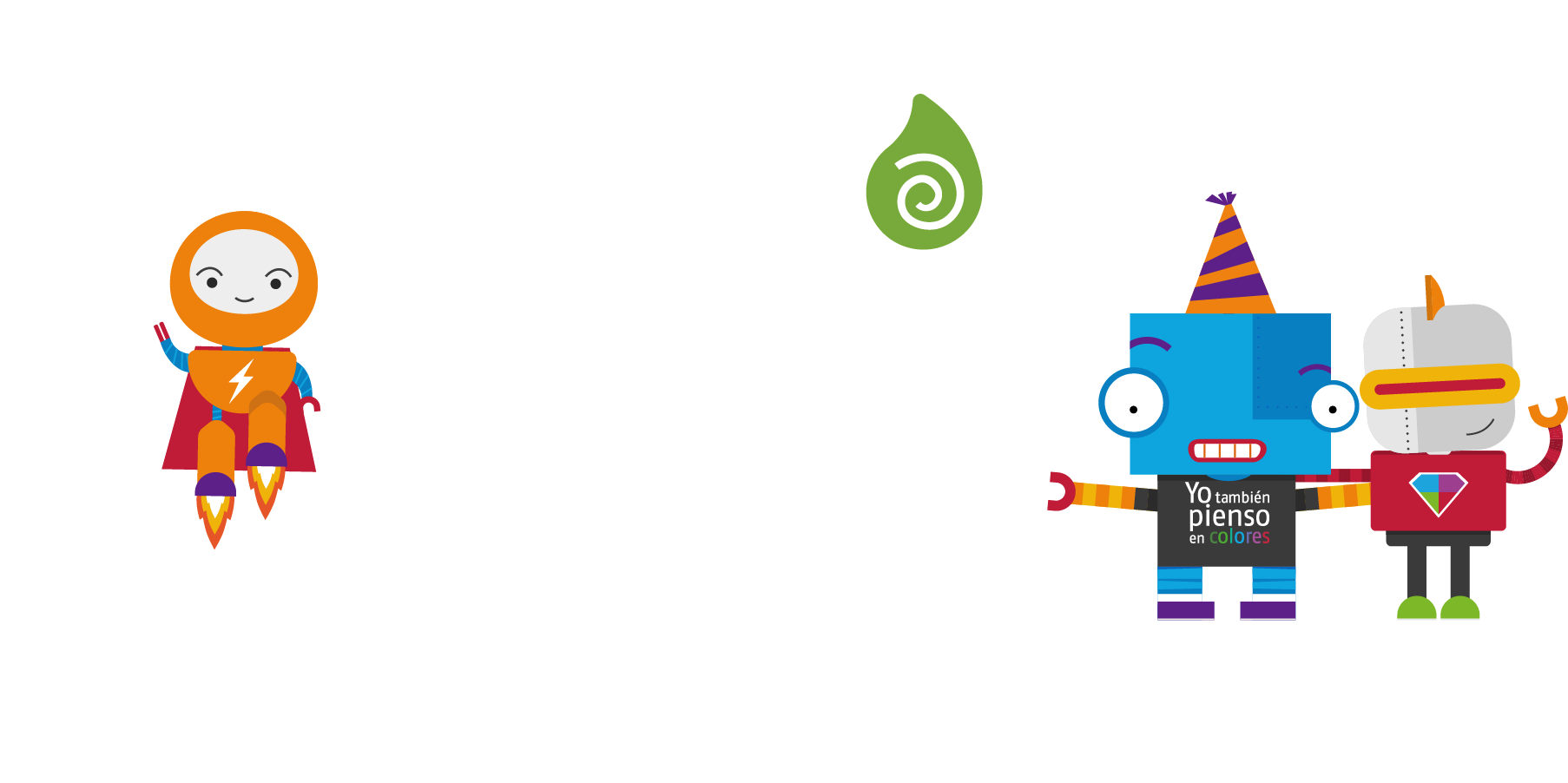 Logo25 Claim white robots 1